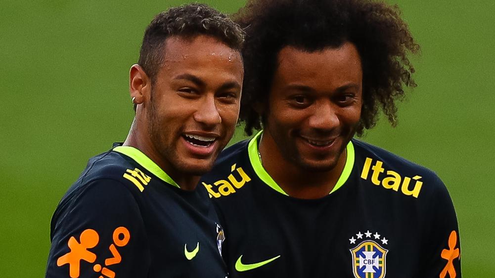 Marcelo: I'd love to play with Neymar at Madrid