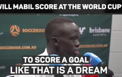 Mabil revels after 'dream' Socceroos goal