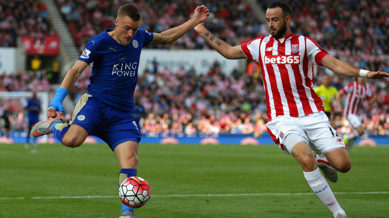 Stoke City 2 Leicester City 2 Mahrez And Vardy Salvage Point For Visitors