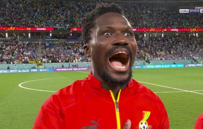 Coupe du Monde 2022 : La drôle de tête d'Amartey durant l'hymne du Ghana