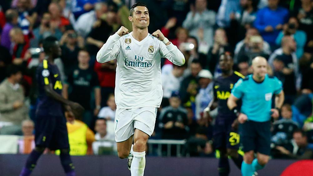 Real Madrid 1 Tottenham 1 Ronaldo On Target As Lloris Heroics Earn Point