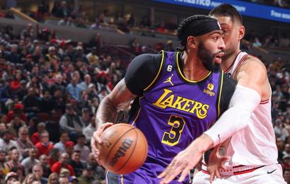 NBA : Anthony Davis porte les Lakers à Chicago