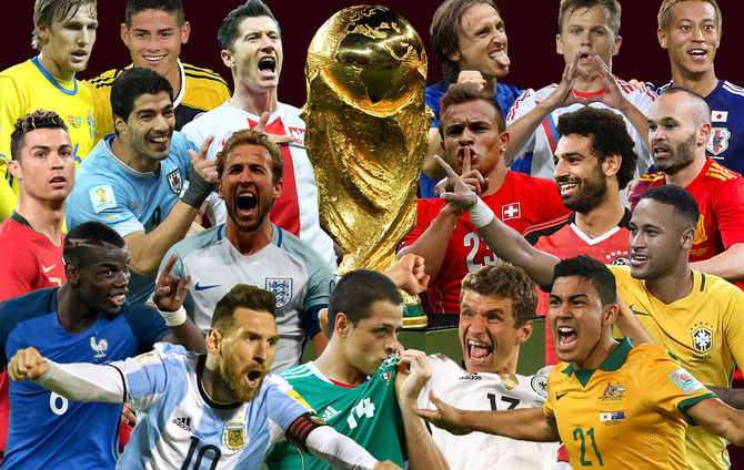 All the World Cup squads listed here