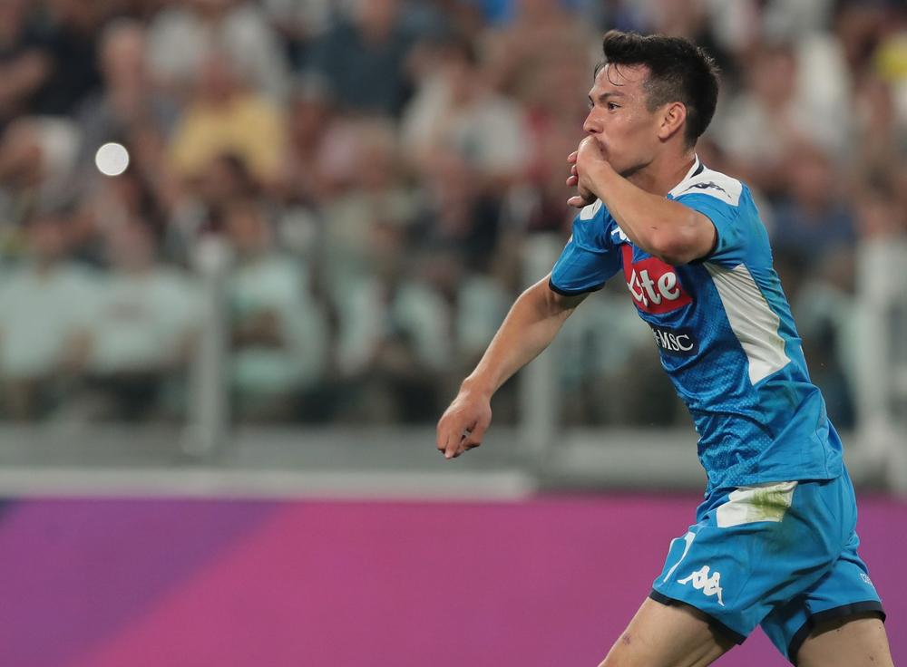 Image result for Hirving Lozano goal for napoli