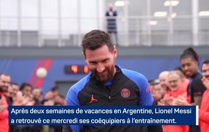 PSG - Une haie d’honneur pour accueillir Messi