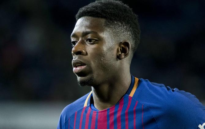 Barcelona's Dembele on Track to Return Before Chelsea Clash - 670 x 424 jpeg 32kB