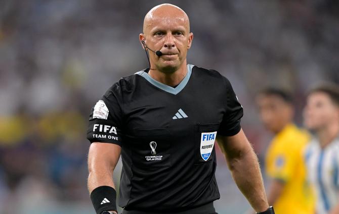 Marciniak of Poland is the referee for the 2022 FIFA World Cup Qatar™ final between Argentina and France