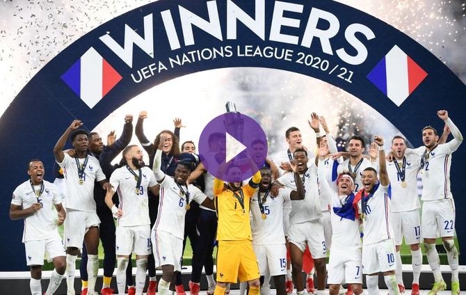 La France bat l’Espagne et remporte l’UEFA Nations League