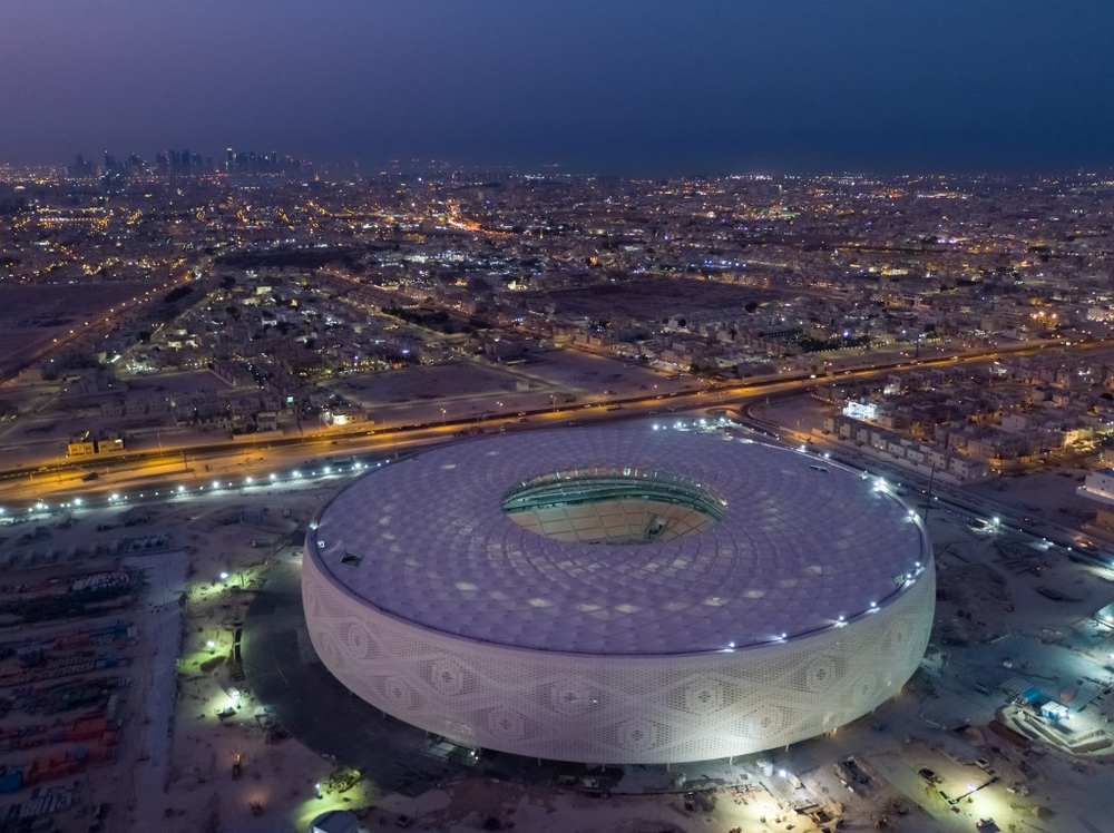 Халифа стадион Катар 4 r. Стадион тюбетейка Катар. Стадион Аль Мухаррак. Al Thumama Stadium unveiled for Qatar 2022.