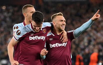 West Ham 3 0 Genk Hammers Cruise To Go Six Points Clear In Group H